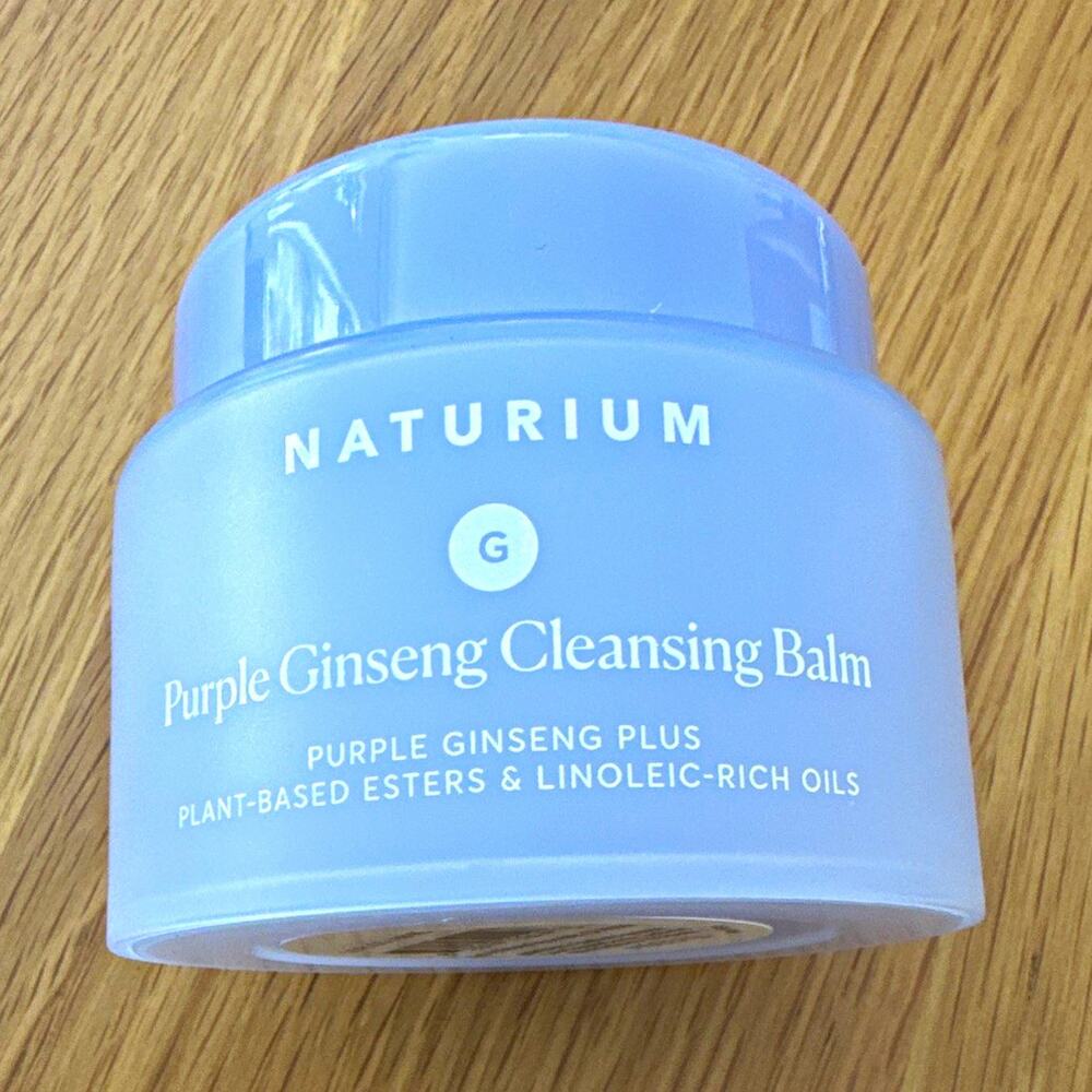 Naturium Purple Ginseng Cleansing Balm Makeup Remover Face 3.0 fl oz
